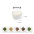 thumbnail image 4 of Viflosae Bocal de Rangement pour Grains Divers Orge Noix Bonbons Bocal de Rangement Sec Transparent avec Boucle Tout Compris, 4 of 6