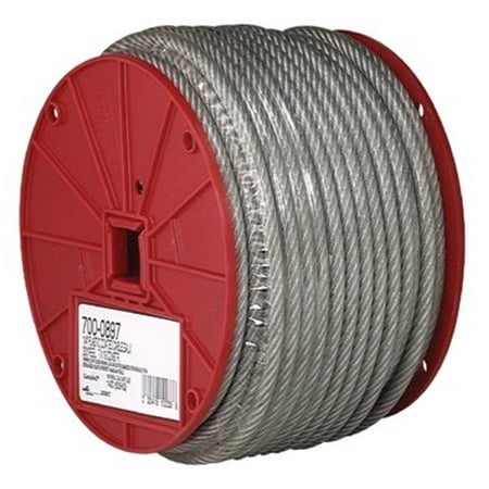 Campbell 1/4  7 X 19 Cable Galvanized Wire 250 Feet Per Reel
