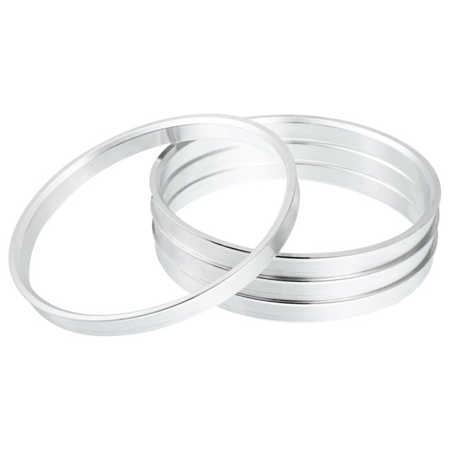 Anillos centrados del cubo del automóvil Unique Bargains 4 piezas OD 112 mm a ID 106 mm Aleación de aluminio