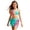 c-684Mint Green368, variant on Children Swimsuit Girls Floral Print Bikini Swim Two Piece Bathing Suit For Kids Summer Beach Leisure Swimwear Beachwear