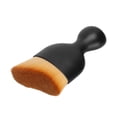 thumbnail image 1 of Foundation Brush, Makeup Foundation Brush Ergonomic Multipurpose Portable Comfortable Professional Curved Design  for Liquid Cream for Liquid Foundation Brown, 1 of 7