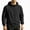 Black, variant on Men's Waterproof Hooded Utility Softshell Jacket with Zip Pockets for Work Black 2XL