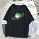 thumbnail image 3 of Skate Frog Dinosaur Cute Graphic Tee T Shirt Female Green Aesthetics T Shirt Oversized T Shirt Harajuku Casual Summer Topspangjing, 3 of 4