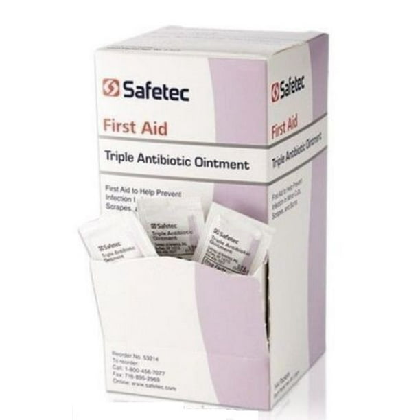 Safetec First Aid Triple Antibiotic Ointment Packet 576 packets MS