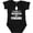 AB-Black, variant on Easily Distracted by Penguins Boys or Girls Baby Bodysuit