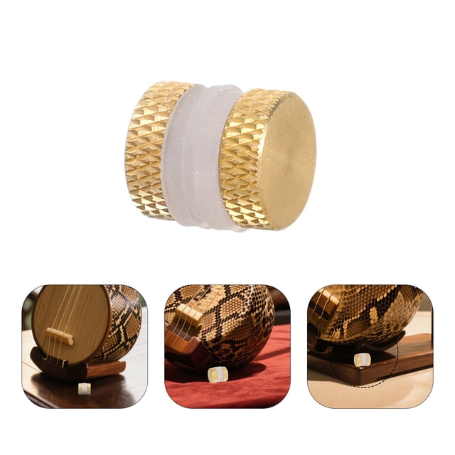 LIFKOME Erhu Tuner Accessory in Golden Color Precision Engineered for Reliable Music Instrument Supply