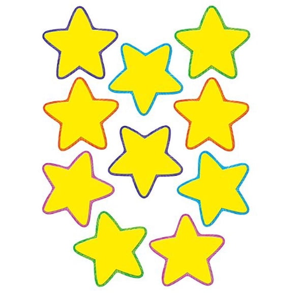 Teacher Created Resources Yellow Stars Accents (4591)