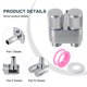thumbnail image 4 of 1pcs G1/2 1 In Two Out Double Control Washing Machine Faucet Toilet Triangle Valve Toilet Stop Valve Size 6.2*6cm Approx 3 Color, 4 of 11