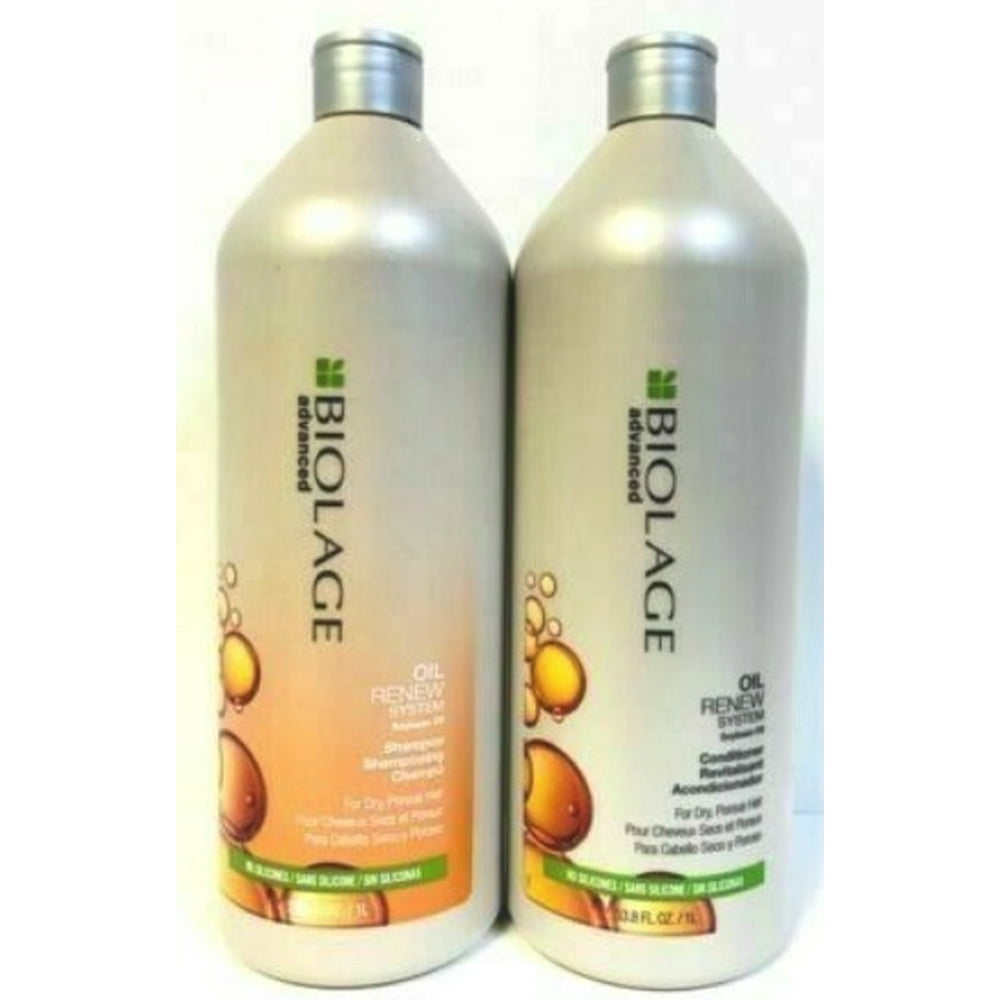 Matrix Biolage Oil Renew Shampoo and Conditioner Liter / 33.8 oz Duo