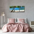 thumbnail image 3 of Wall Art Decorations Tropical Island Beach Vacation Paradise Painting Print on Canvas Wilderness Nature Wall Art for Home Office Decor Modern Artwork Ready to Hang - 12" x 16" x 3, 3 of 6