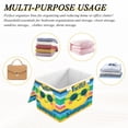 thumbnail image 6 of Iauyy Large Storage Box with Lid - Foldable Home Storage Bins for Clothes Toy Holiday Decor, The Colorful Sun (42*32*30cm), 6 of 6