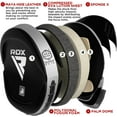 thumbnail image 2 of RDX Boxing Pads Curved Focus Mitts, Maya Hide Leather MARK PRO Hook and Jab Training Pads, MMA Muay Thai Kickboxing Coaching Martial Arts Punching Hand Target Strike Shield, 2 of 9