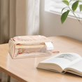 thumbnail image 4 of Large Capacity Multipurpose Transparent Window Pen Pouch Organizer For School Supplies Stationery Storage, 4 of 4