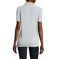 thumbnail image 2 of Hanes Women's X-Temp w/ Fresh IQ Short Sleeve Pique Polo Shirt, 2 of 5