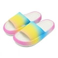 thumbnail image 2 of Cloud Slides for Kids, Toddler Shower Slippers Bathroom Pool Sandals Non-Slip Open Toe Pillow Slippers Super Soft Thick Sole Cozy Boys Girls Home House Cloud Cushion Slide for Indoor Outdoor Shoes, 2 of 7