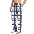 thumbnail image 6 of Polar Bears Snow Mens Pajama Pants Cotton Elastic Waistband Lounge Sleep Pajama Bottoms Pj with Pocket, 6 of 7