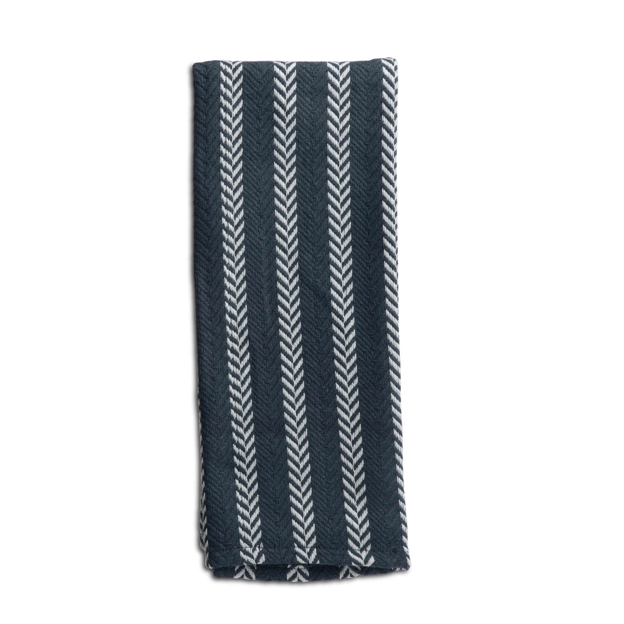 Thyme & Table Kitchen Towels, Navy Celestial, 4 Pack Set