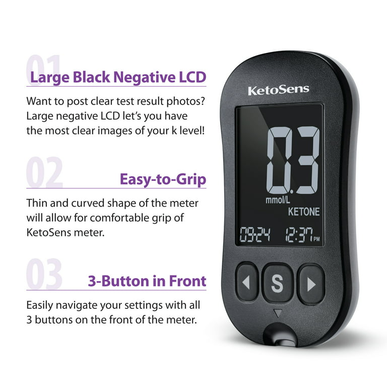 KetoSens Bluetooth Blood Ketone Monitoring Starter Kit