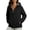 Black, variant on lcziwo Womens Jackets Casual Lightweight Golf Long Sleeve Raincoat Holiday Outdoor Solid Color Coats with Pocket White XL