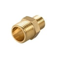 thumbnail image 5 of Pipe Fitting Reducing Hex Nipple 1/4" x 1/8" G Male Pipe Brass Fitting 2pcs, 5 of 5