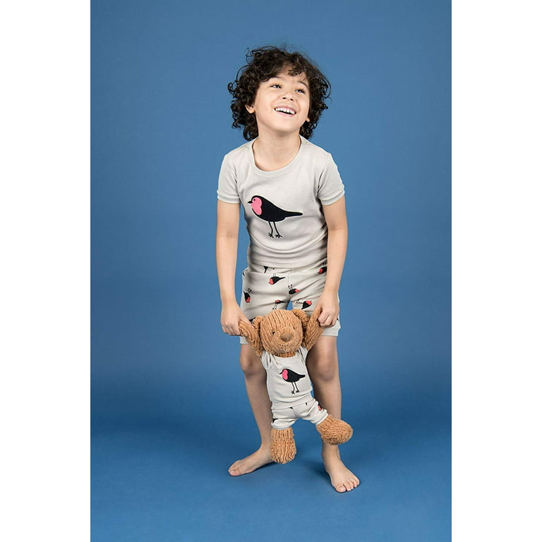 Leveret Girl and Doll Short Pajamas Unicorn 6 Year