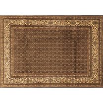 Ahgly Company Indoor Rectangle Persian Brown Traditional Area Rugs, 7' x 10'