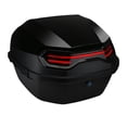 thumbnail image 3 of Motorcycle Top Case, Daily Tail Box Trunk, Waterproof Luggage Storage Carrier, Lockable Motorcycle Storage Box Carrier With Mounting Hardware For Electromobile, 3 of 8