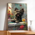 thumbnail image 4 of Hudo Funny Skye Terrier Dog Bathroom Canvas - Funny Bathroom Decor Wall Art, Dog Bathroom Wall Art and Animal Poster, Dog Bathroom Signs and Funny Bathroom Art, 4 of 5