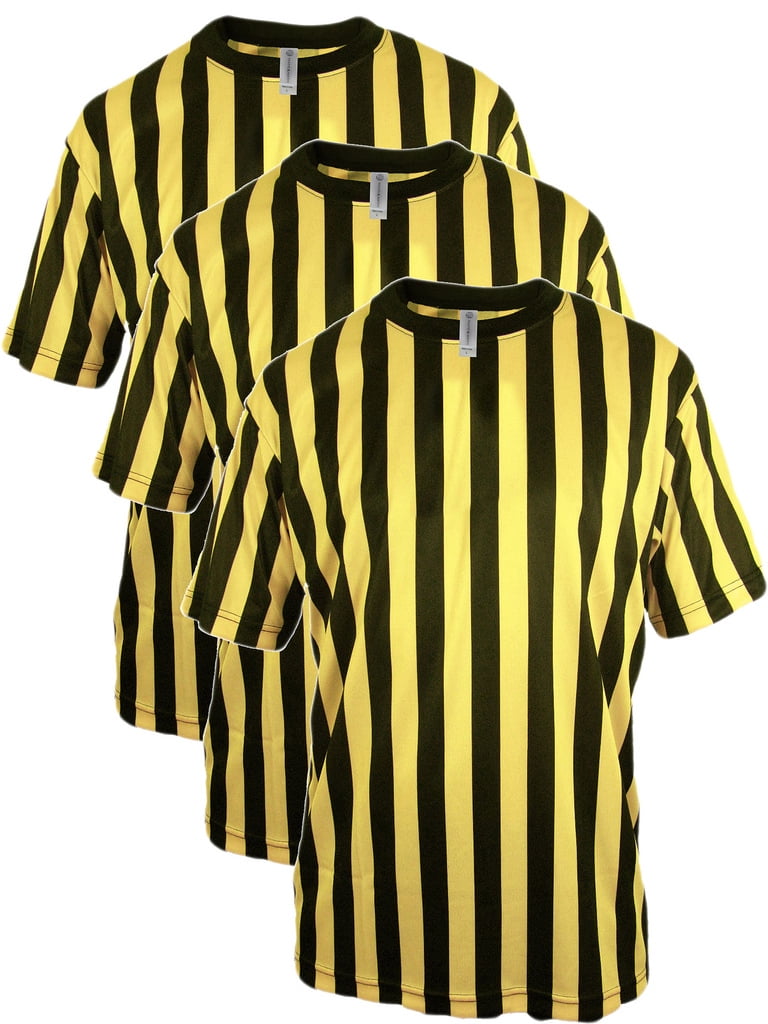 yellow referee shirt