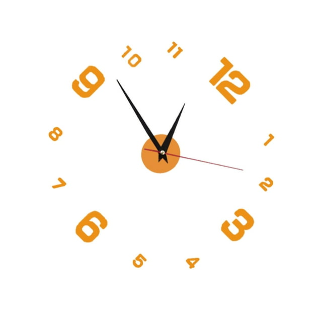 Reloj de pared Cateissary sin perforaciones dorado HA077364-02