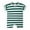 Green, variant on Rhuody 9-12 Monthsã Onesies Girl Stripe Prints Jumpsuit Round Neck Short Sleeve Romper Relax Fit Festival Spring Summer Bodysuit Black