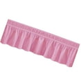 thumbnail image 6 of FOLOYORI Bed Shirt Adjustable Elastic Bedskirt Ruffled Design Protection 1Set Pink Polyester, 6 of 8