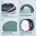 thumbnail image 3 of 630ml Food Flask for Hot Food with Handles, Portable Stainless Steel Vacuum Thermo Food Jar, Reusable Insulated Food Container, 3 of 5
