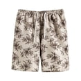 thumbnail image 1 of Puntoco Pantalones Cortos Con Estampado Hawaiano Para Hombre, Pantalones Cortos Con Bolsillo Y Cordón, Color Xxxxl, Pantalones Cortos Para Hombre, 1 of 3