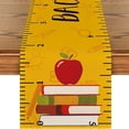 thumbnail image 4 of Floleo Watercolor Book Print Table Runner, 183cm Classroom Dining Tablecloth, Literary Style Decorative Flag for Home Party and Study Desk, 4 of 8