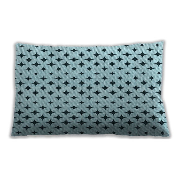 Ahgly Company Outdoor Rectangular Contemporary Lumbar Throw Pillow, 13 inch by 19 inch