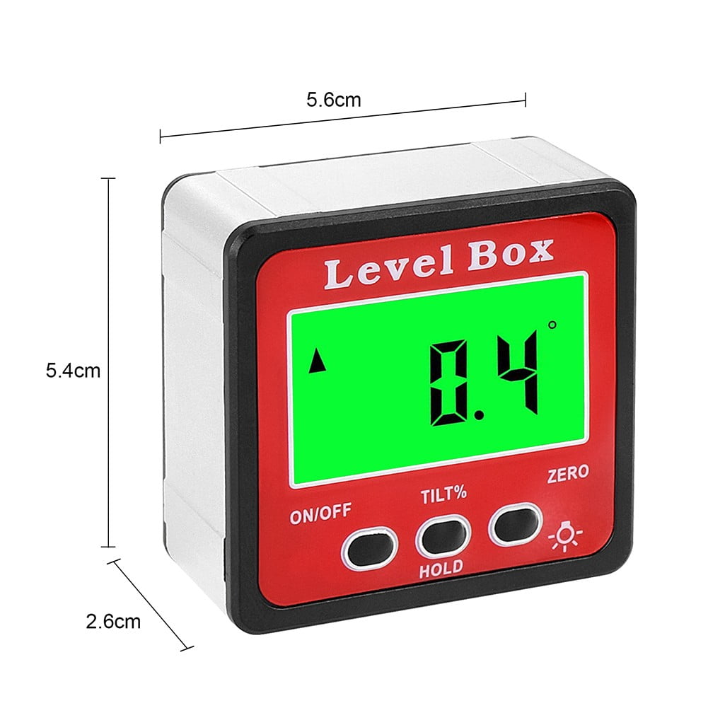 360° Magnetic Digital Protractor Angle Finder Gauge