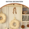 thumbnail image 5 of OATIPHO Rattan Woven Chain Link Decor Boho Brown Wall Hanging Ornament for Home, 5 of 6