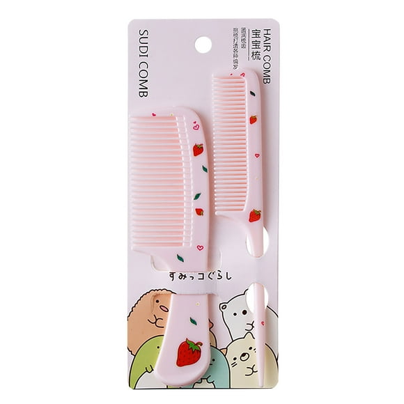 2 peines elegantes, peines cortos y peines de cola puntiaguda, peines adorables, peines infantiles, peine para peinar, peine de cola para estilista, peines de colores para niños