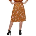 thumbnail image 3 of Moomaya Jupe Imprimée pour Femmes en Poly Spandex Tenue Décontractée Jupe d'Été pour Filles, 3 of 5