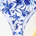 thumbnail image 4 of One Piece Swimsuit, Backless Swimsuit with Tummy Control, Adjustable Straps and Removable Padding, High-Cut Design for Women, Printed Swimsuit for Beach and Pool, 4 of 9