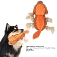 thumbnail image 3 of Juguete masticable para cachorros de peluche limpieza de dientes juguetes chirriantes para perros suaves alivia el aburrimiento para mascotas para gatos para interiores ANGGREK Otros, 3 of 8