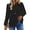 D-Black, variant on Fall Shirts for Women Long Sleeve Blouses Ladies Crewneck Lace Crochet Tops Dressy Chiffon Blouses