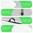 thumbnail image 6 of 6ft Heavy Duty Folding Table, Fold in Half Plastic Table with Handle, Portable Indoor Outdoor Utility Table for Party, Picnic, Camping, BBQ & Kitchen, 6 of 8