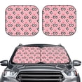 thumbnail image 2 of Balery 2 Piece Valentine'S Day Panda Car Windshield Sun Shade|Foldable Front Windshield Shade for Car Front Window for Most Sedans SUV Truck-Small, 2 of 7