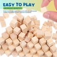 thumbnail image 3 of 500 Pcs Wood Blocks For Crafts Wooden Cubes Small Wooden Blocks Centimeter Cubes Blank Building Cubes Square Wood Pieces, 3 of 6