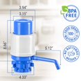 thumbnail image 2 of Manual de bomba de agua HotFrost para botella de 5 galones sin BPA, 2 of 6