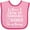 Pink and Fuchsia, variant on Inktastic Banker Like Mommy Future Job Boys or Girls Baby Bib