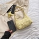 thumbnail image 2 of Bolsa De Hombro Bolsos de hombro para mujer Bolsos de nailon para axilas de moda para mujer (Amarillo) Likrtyny Para Estrenar, 2 of 5