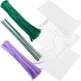 thumbnail image 1 of OULII 1Set Flower Craft Kit Floral Wire Stems Party Supplies Chenille Stems For Crafting And Decorating, 1 of 7